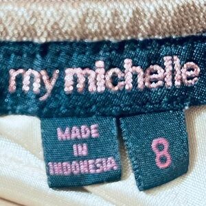 My Michelle Cream and Pink Garment